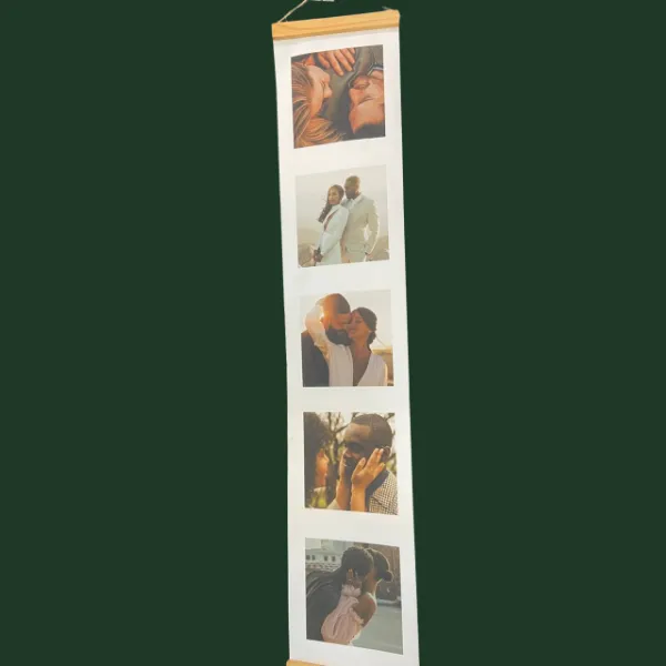 Tira de fotos em canvas personalizada